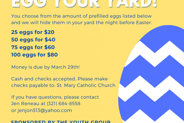 St. Mary Youth Group Fundraiser