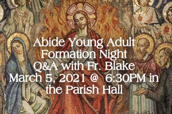 Young Adult Formation Night