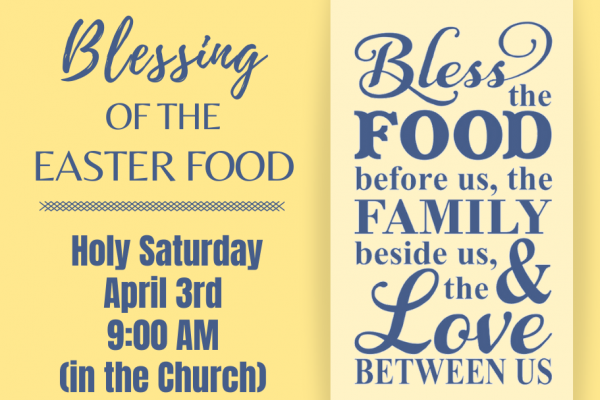 Blessing of the Easter Food