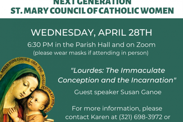 Council of Catholic Women Meeting