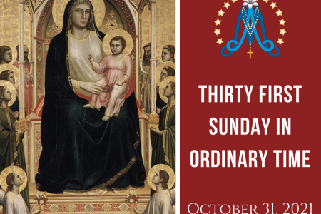 Thirty First Sunday in Ordinary Time
