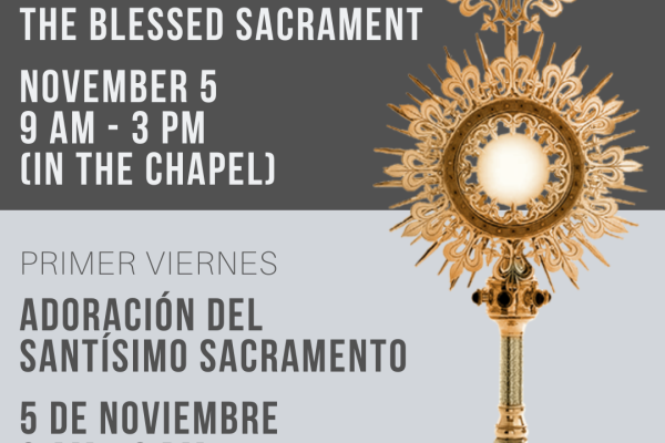 First Friday Adoration