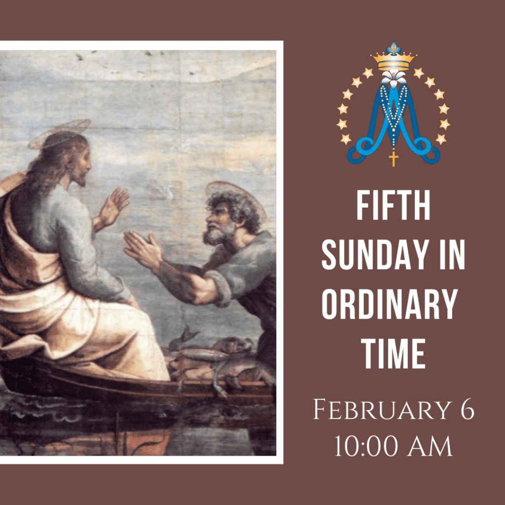 Fifth Sunday in Ordinary Time - St. Mary