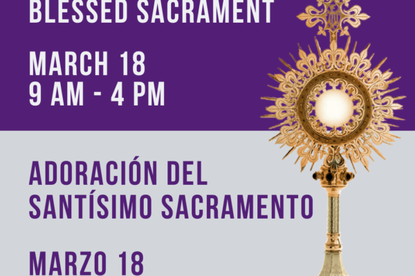 Adoration during Lent