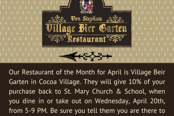 Restaurant of the Month – April