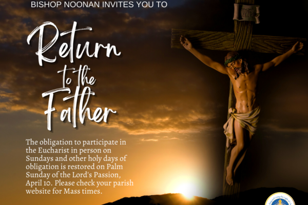 Message from Bishop Noonan