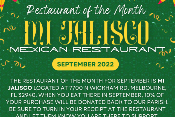 Restaurant of the Month – September