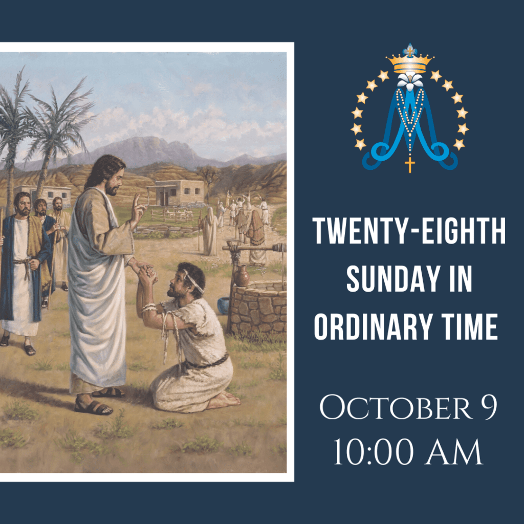 Twenty Eighth Sunday In Ordinary Time St Mary